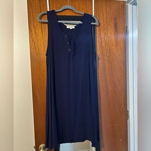 Blue Living Doll 2X Tank Top Dress